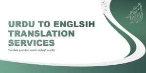 Urdu To English Translation Services